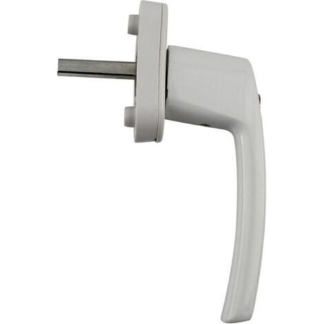 2Pcs Poignées de Fenêtre Verrouillables en Aluminium