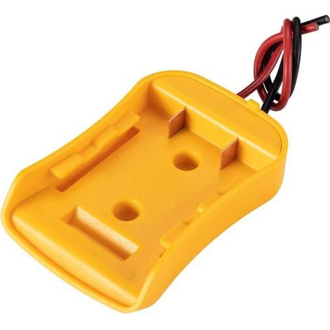 Adaptateur batterie roue motrice pour batterie 20V connecteur quai 18V câble calibre 12 pour robotique (1/5)