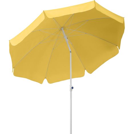 Schneider Ombrellone Ibiza, Giallo Oro, ca. 200 cm Ø, 8 componenti, Rotondo (1/5)