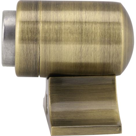 Butoir de porte magnétique en alliage de zinc, arrêt de porte mural vert bronze, fixation solide pour intérieur, lot de 1 (1/5)