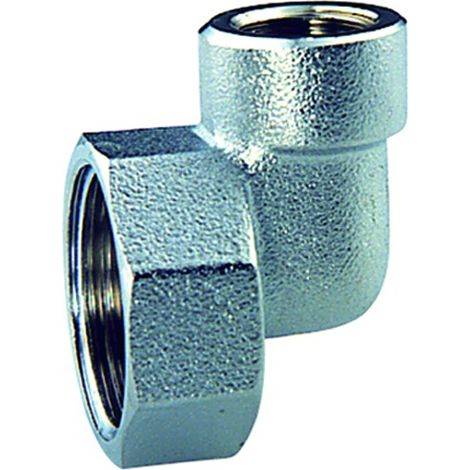 TAPPO DI TESTA FEMMINA A SQUADRO IN OTTONE CROMATO CON ATTACCO SFIATO 1X3/8   FAR RUBINETTERIE