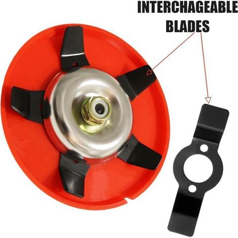 Disques de débroussailleuse - PZCC - Pack 10 pièces - Acier et alliage haute qualité - Lame étoile - Coupe efficace