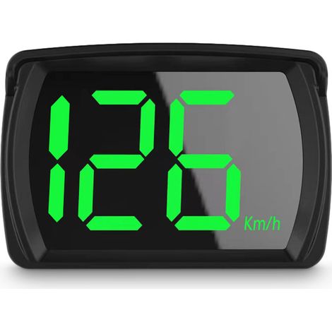 Écran Numérique HUD Head Up Pour Voiture : Compteur de Vitesse GPS 3,15 x 2,13 Pouces, Écran LCD, Compatible Avec Tous Types de Véhicules