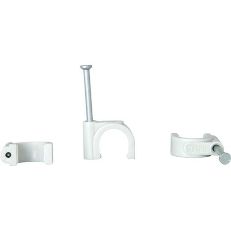 Kopp 342704080 Cavalier 342704080 Plage de Ø du faisceau 7 à 10 mm gris 50 pc(s) (1/2)