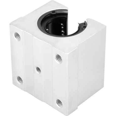 Bloc coulissant en aluminium SBR30UU de 30 mm pour guide linéaire ouvert (1/5)