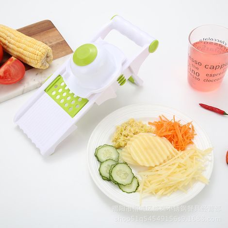 Tagliaverdure multifunzionale da cucina, grattugia veloce, grattugia per verdure, fette di patate affettate, dispositivo di Dio (1/5)