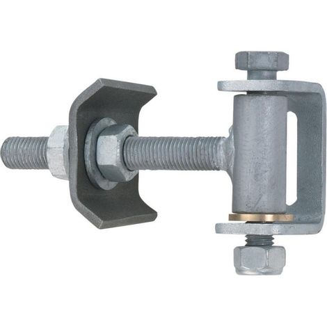 GAH Alberts cerniera cancello 132x100x70mm acciaio grezzo - 411343 (1/2)