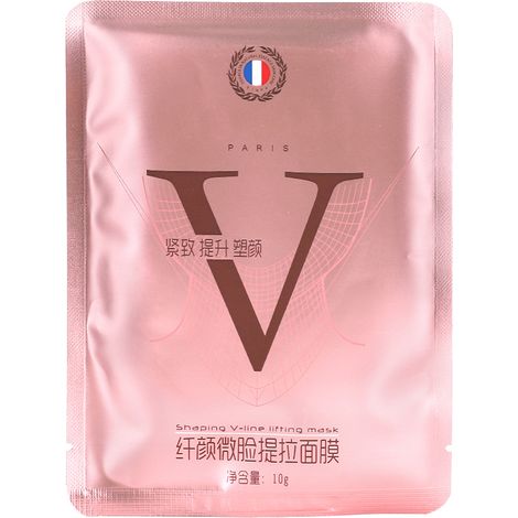 Masque V-Face, masque amincissant et liftant pour le visage, fixation par double crochet d'oreille, petit masque de nuit amincissant en gel V-Face, masque liftant raffermissant et liftant à fils tense (1/5)