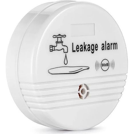 Alarme de fuite, détecteur de débordement domestique, alarme de niveau d'eau - Alarme de fuite + pile