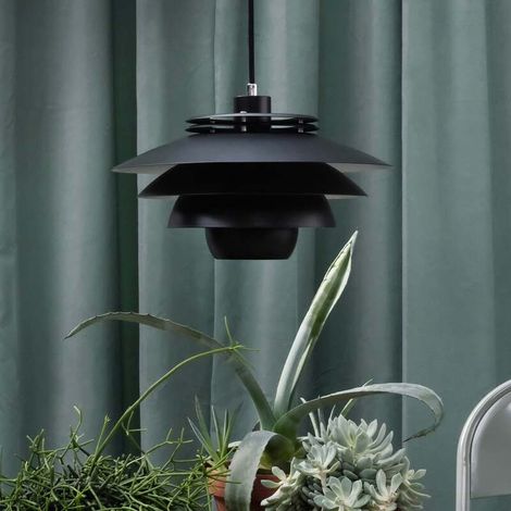 [GEBRAUCHT] B-Ware Dyberg Larsen Ejka Hängeleuchte Hängeleuchte Lampe Leuchte E27 Metall schwarz (1/2)
