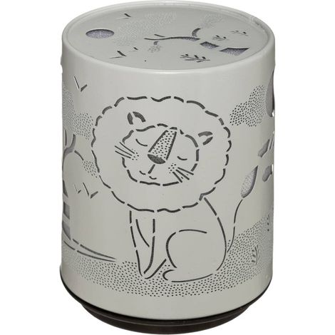 Moderna luz nocturna a pilas H.13cm metal - Atmosphera créateur d'intérieur