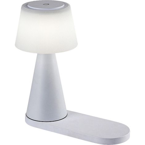 Lampe de bureau blanche Zavier LED 5W, batterie QI Rabalux (1/5)