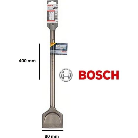 BOSCH SCALPELLO A SPATOLA PER MARTELLI DEMOLITORI SDS MAX L 400 X 80 mm (1/4)
