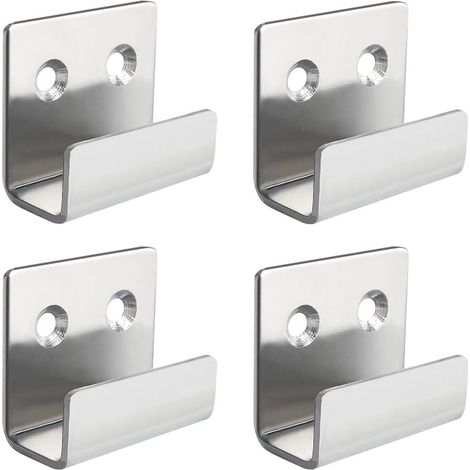 Kleiderstange aus Edelstahl, Bilderhaken, Spiegelklemmen, Spiegelhalterungen, Aufhängesets (15 mm Innenbreite) – AquaForge