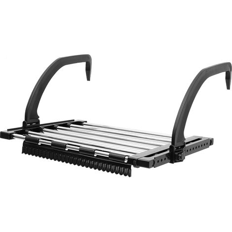 à linge extensible 42 x 73 cm pliable et en acier inoxydable (1/5)