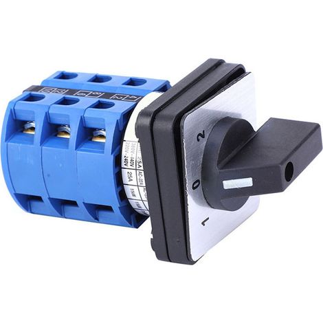Commutateur universel BERM BEM28-25/3 D303, sélecteur rotatif à 3 positions, 690 V, 25 A (1/5)
