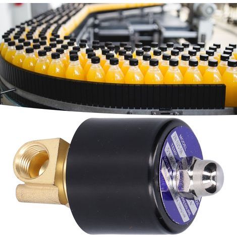 Électrovanne 1/4" Normalement Fermée pour Eau Air Diesel 24V DC 2W-025-08 (1/5)