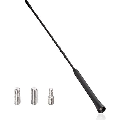 Antenne Voiture FM Dab Antenne Autoradio Antenne Voiture de Toit 23cm Remplacement Universelle Antenne Auto avec Fonction de Réception FM/Dab Puissante (1/5)