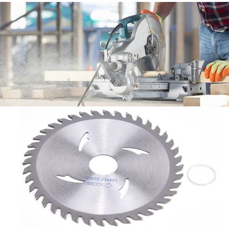 Disques de coupe en carbure pour scie circulaire, 125 x 22,23 x 40 dents (1/5)