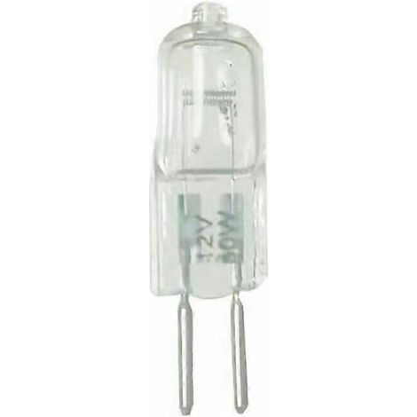 Ampoule halogène G5.3 12 V 20 W/35 W/50 W longue durée, blanc chaud, pour lampes à parfum, lampes de signalisation, projecteurs sur rail - Lot de 10