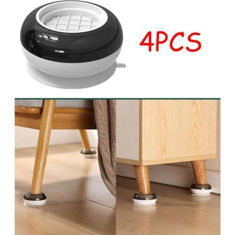 Patins Anti Vibration - Non spécifié - 76x40mm - Lot de 4 - Caoutchouc Résistant - Antidérapant (1/4)