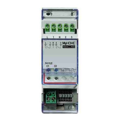 BTIF411U2 Attuatore a 2 canali indipendenti interbloccabili