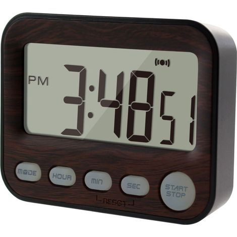 Timer per il conto alla rovescia - Timer da cucina - Cronometro digitale magnetico con ampio display LED - Promemoria sonoro per studiare, cucinare, fare esercizio, timer per la classe per bambini