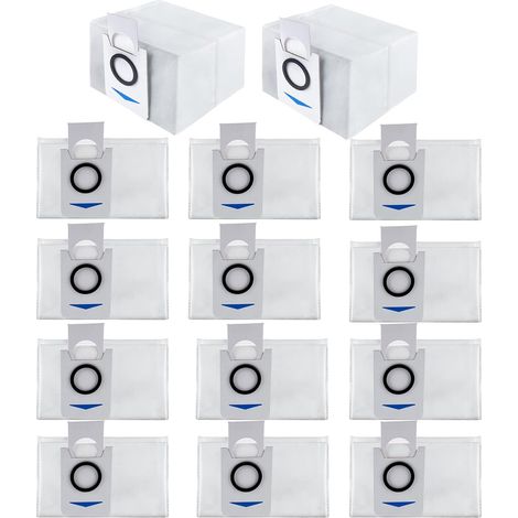 14er-Pack anwendbarer Staubbeutel, kompatibel mit ECOVACS DEEBOT X1 OMNI Turbo T10 Roboter-Staubsaugerbeutel-Ersatzset (1/5)