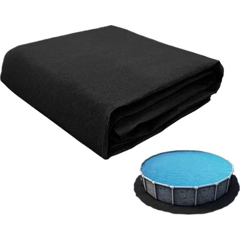 Tapis de Sol pour Piscine - Lignes Fond en épais Effet Protection Efficace Rentable Flexible Idéal Les piscines Construction extérieur Durable 12 m (1/5)
