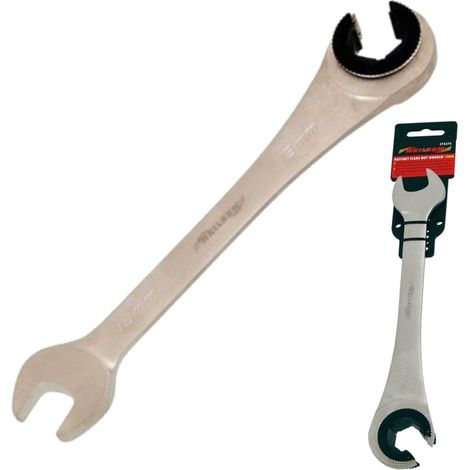 Neilsen 19mm Flare Nut Wrench Ratchet & Standard Open Ended Brake Pipe Spanner