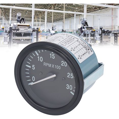 3031734 Digitaler Drehzahlmesser für Generator-Instrumentenkästen, 10–32 V DC Öldruckanzeige, Digitaltimer, 0–3000 U/min (1/5)