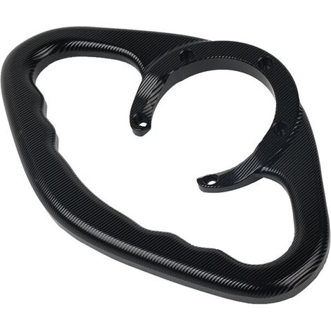 Asa de agarre para pasajero y reposabrazos para depósito de combustible de motocicleta YZF-R6 YZF R6 YZFR6 de todos los años (Negro) (1/2)
