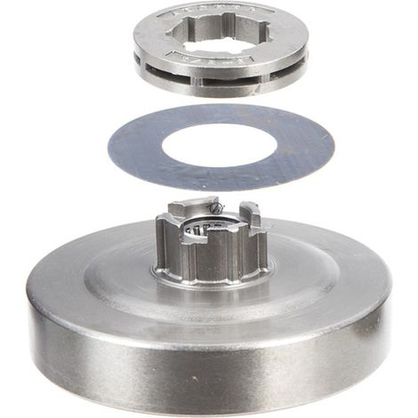 Pignon à bague pour Husqvarna 3/8" 8 dents H. cloche 16,7 mm