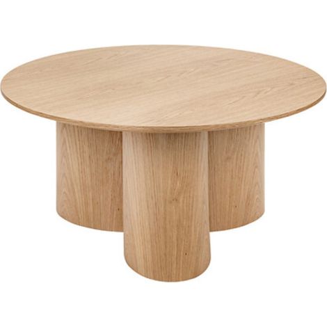 Table Basse Design "Aliona" 80cm Naturel (1/5)