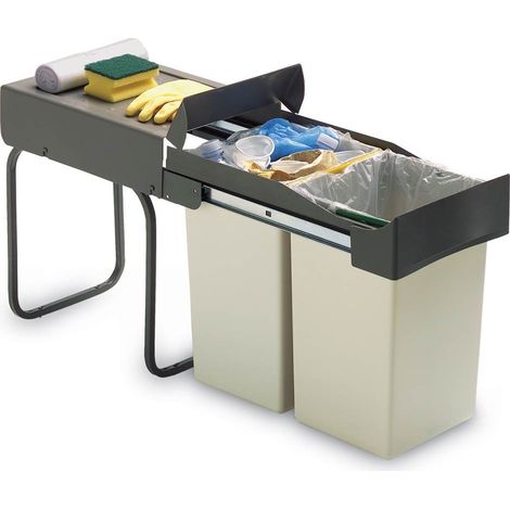 Clasificador de residuos Linea 227 300 mm 2x14 l SANS MARQUE