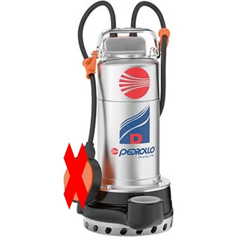 Bomba sumergible Pedrollo D 8 para vaciado 0,75Hp, pozos de bombeo trifásicos, uso profesional, tanque SIN flotador (1/2)