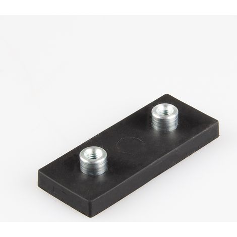 Magna-C Gummiertes Magnetsystem 55x22,5x6mm Gewindebuchse (1/3)