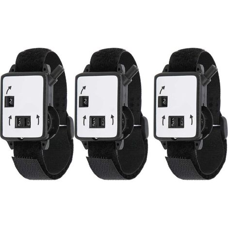 Contatore di punteggio da golf portatile da polso – 3 pezzi, scatto manuale preciso, design compatto ed ergonomico per un facile conteggio dei colpi (1/3)