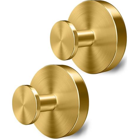 Soporte adhesivo para toallas, no requiere perforación, juego de 2, para azulejos y vidrio. (1/5)