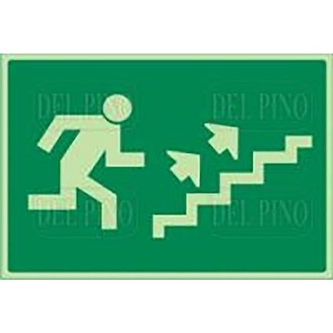 señal 969 plast.297x210 ''escalera'' lum. escalera (dcha arriba)
