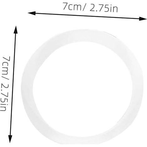 Confezione da 20 guarnizioni in silicone per barattoli Mason con apertura larga (70 mm), guarnizioni di ricambio a tenuta stagna per la conservazione degli alimenti. (1/4)
