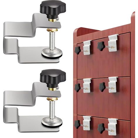 Set di 2 pinze a C in acciaio inossidabile, pinze per lavorazione del legno, adatte per saldatura e lavorazione del legno. (1/4)