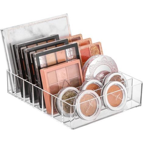 1 support de rangement en acrylique pour maquillage - 7 sections (1/5)