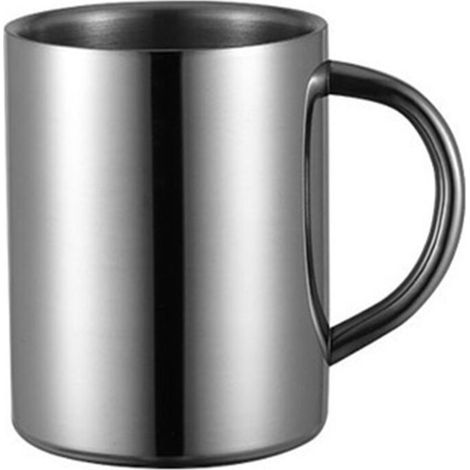 Taza De Acero Inoxidable - Doble Pared - Para Café Y Bebidas Calientes O Frías - 350 Ml - Reutilizable (1/5)