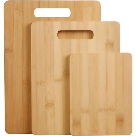 Ensemble de 3 planches à découper carrées en bois pour la cuisine, pour la maison et les aliments, 4,62 (8) (1/5)