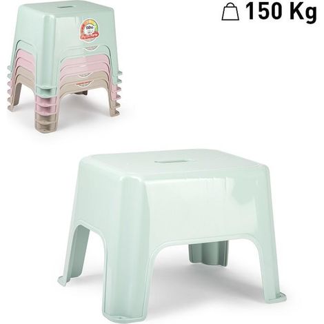 Sgabello Rinforzato Multiuso Poket 40 x 30 x 28 cm Max 150 kg 3 Colori (1/2)