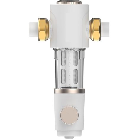 Système de Filtre à Eau Préfiltre for Toute la Maison Système de préfiltration d'eau filtrée 40 microns, 1 Pouce Mnpt + 3/4 Pouce Fnpt + 3/4 Pouce Mnpt sans BPA (1/5)