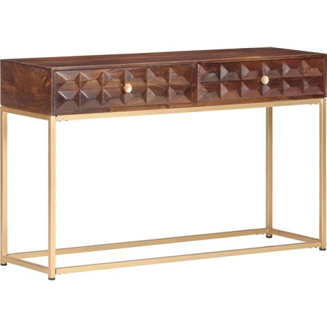 Konsolentisch 122x36x75 cm Massivholz Mango