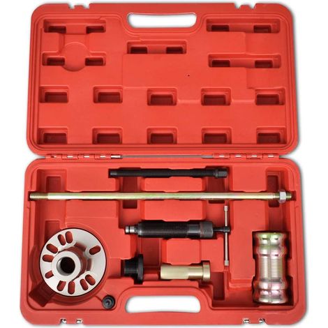 vidaXL Extractor de cubo Rueda hidráulica con Set de martillo 10 Ton (1/2)