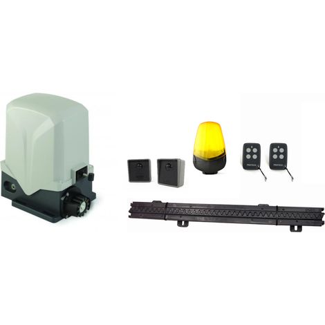 KIT - Automatisme de portail coulissant - moteur 230V - systeme a cremaillere - 1500Kg - ROLLER 15 by PROTECO - 1315